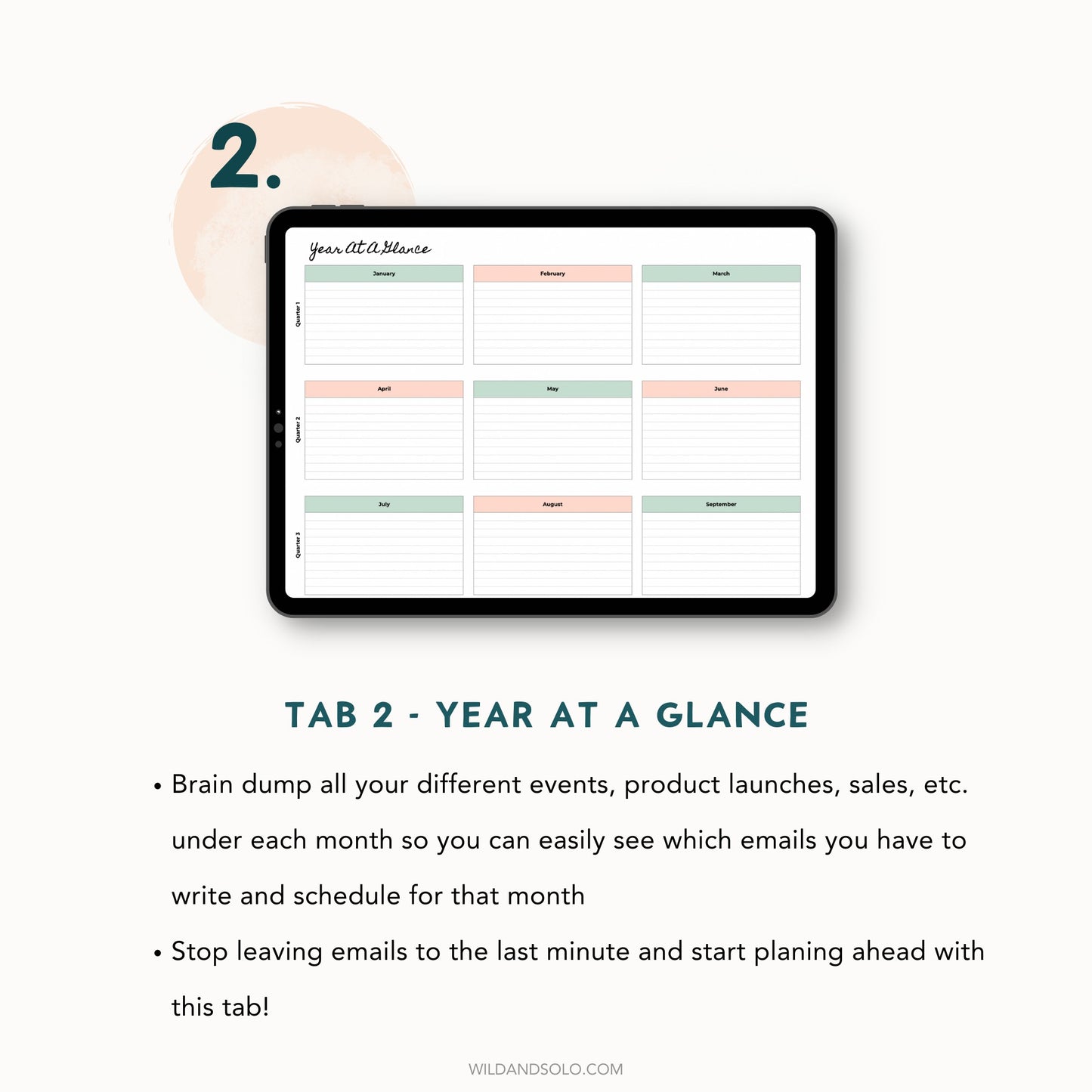 Email Marketing Planner Spreadsheet for Google Sheets
