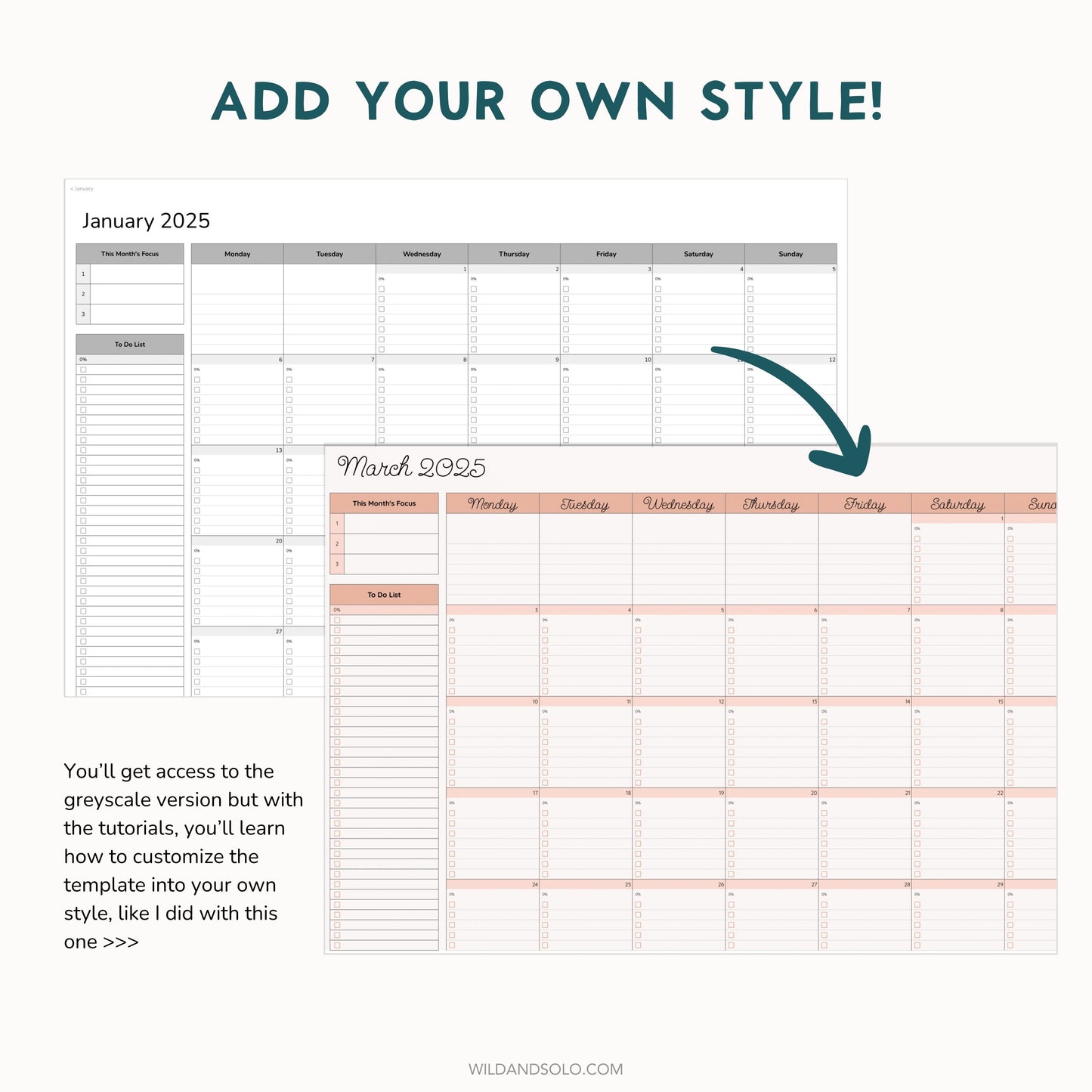 The Google Sheets Mini Template Kit - Yearly Planner Edition