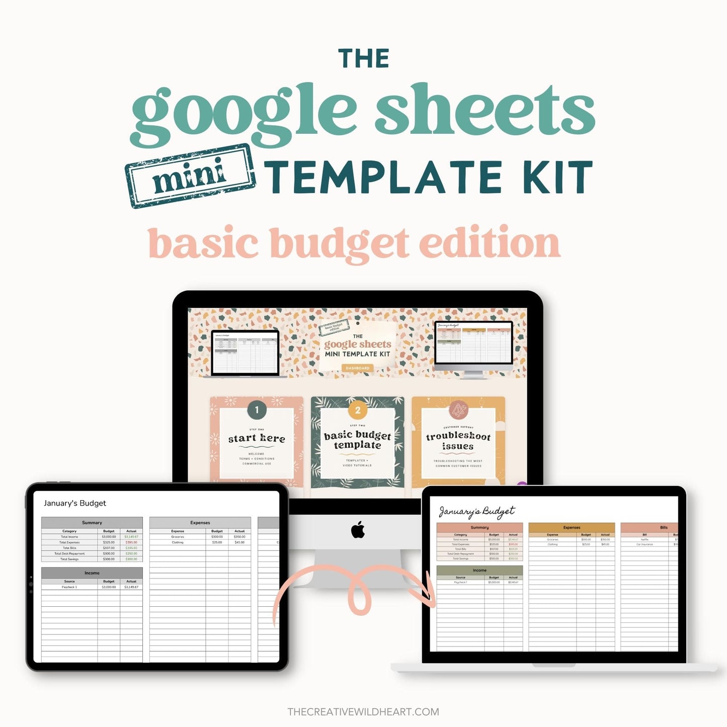 The Google Sheets Mini Template Kit - Basic Budget Edition