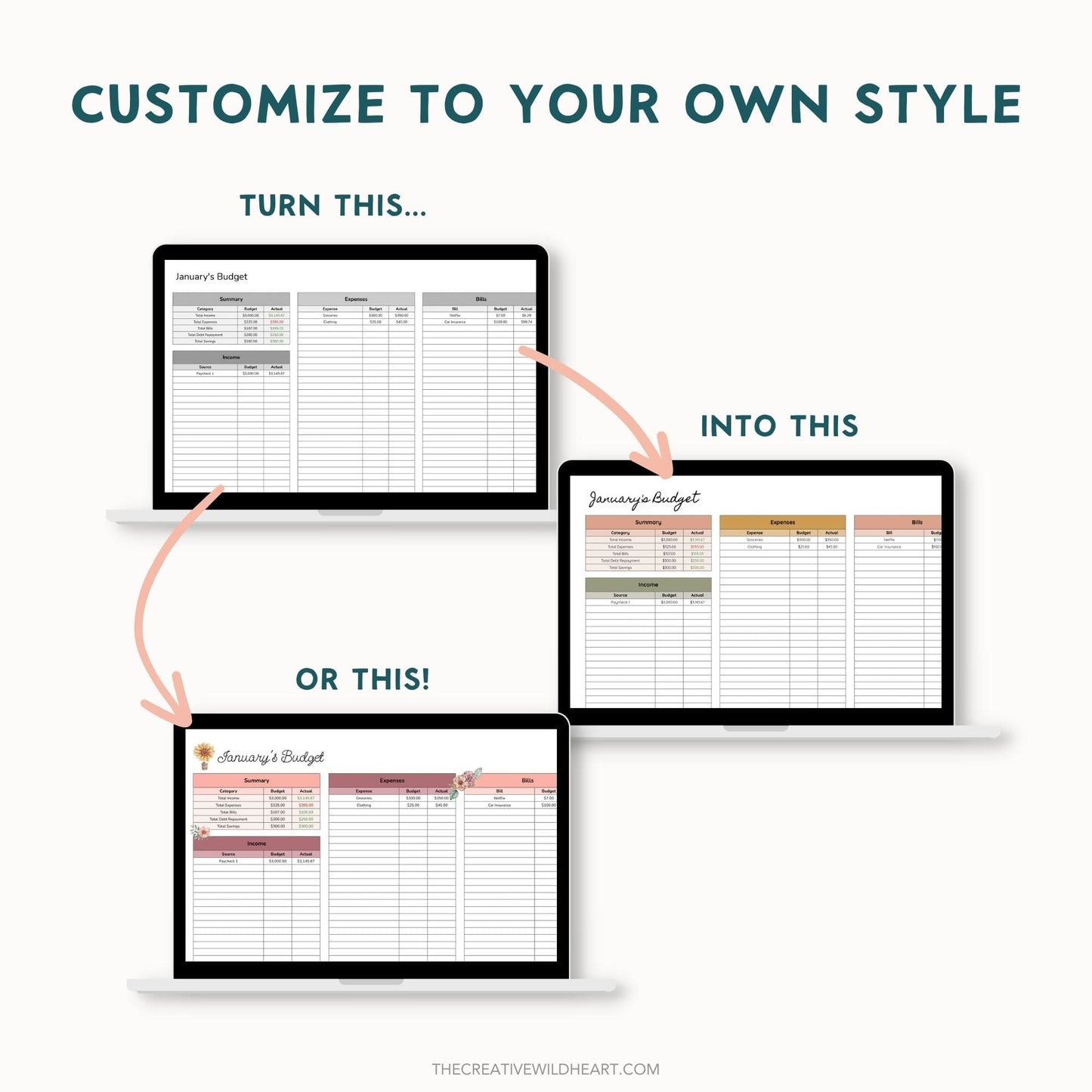 The Google Sheets Mini Template Kit - Basic Budget Edition