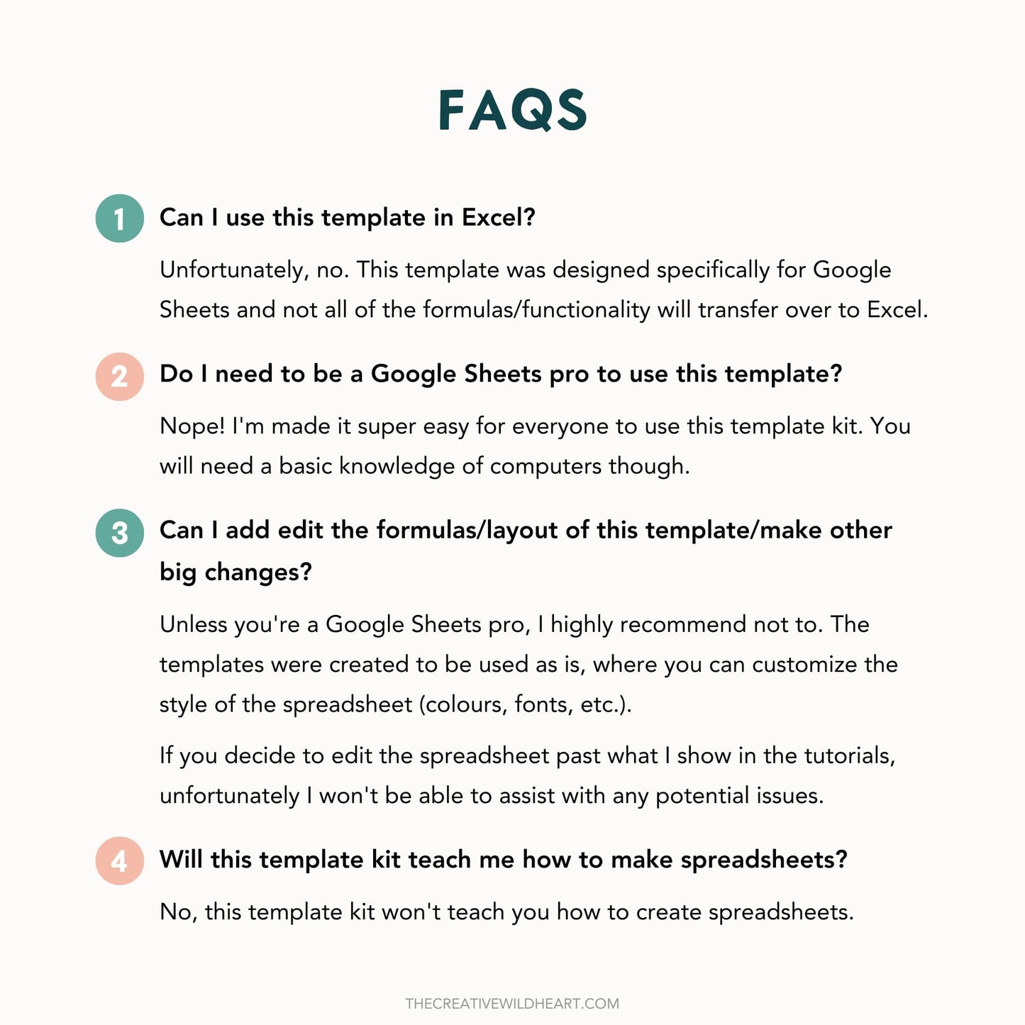 The Google Sheets Mini Template Kit - Simple Year At A Glance Calendar Edition