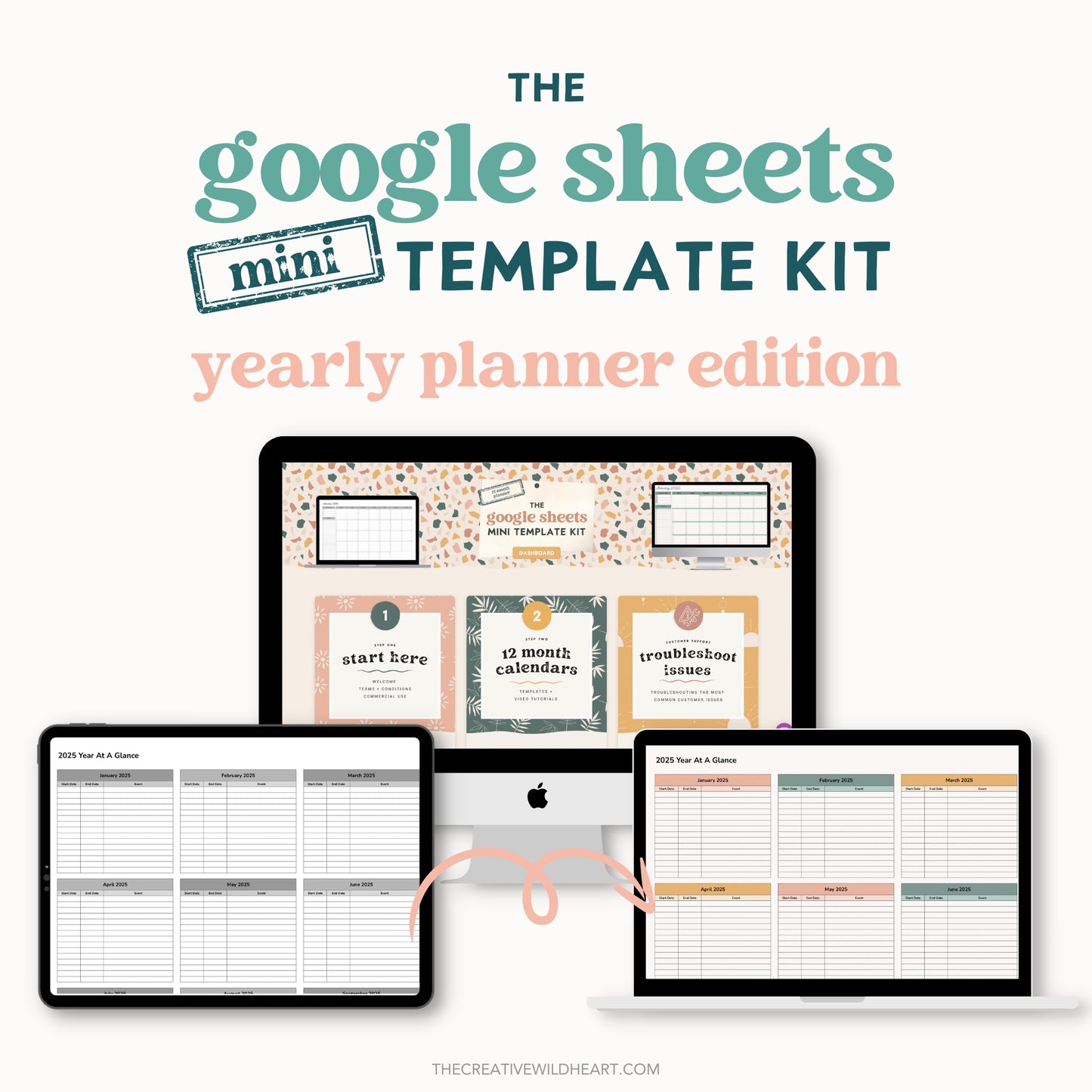 The Google Sheets Mini Template Kit - Yearly Planner Edition