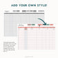 The Google Sheets Mini Template Kit - Christmas Card Tracker Edition