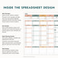 The Google Sheets Mini Template Kit - Simple Year At A Glance Calendar Edition