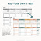 The Google Sheets Mini Template Kit - Simple Year At A Glance Calendar Edition