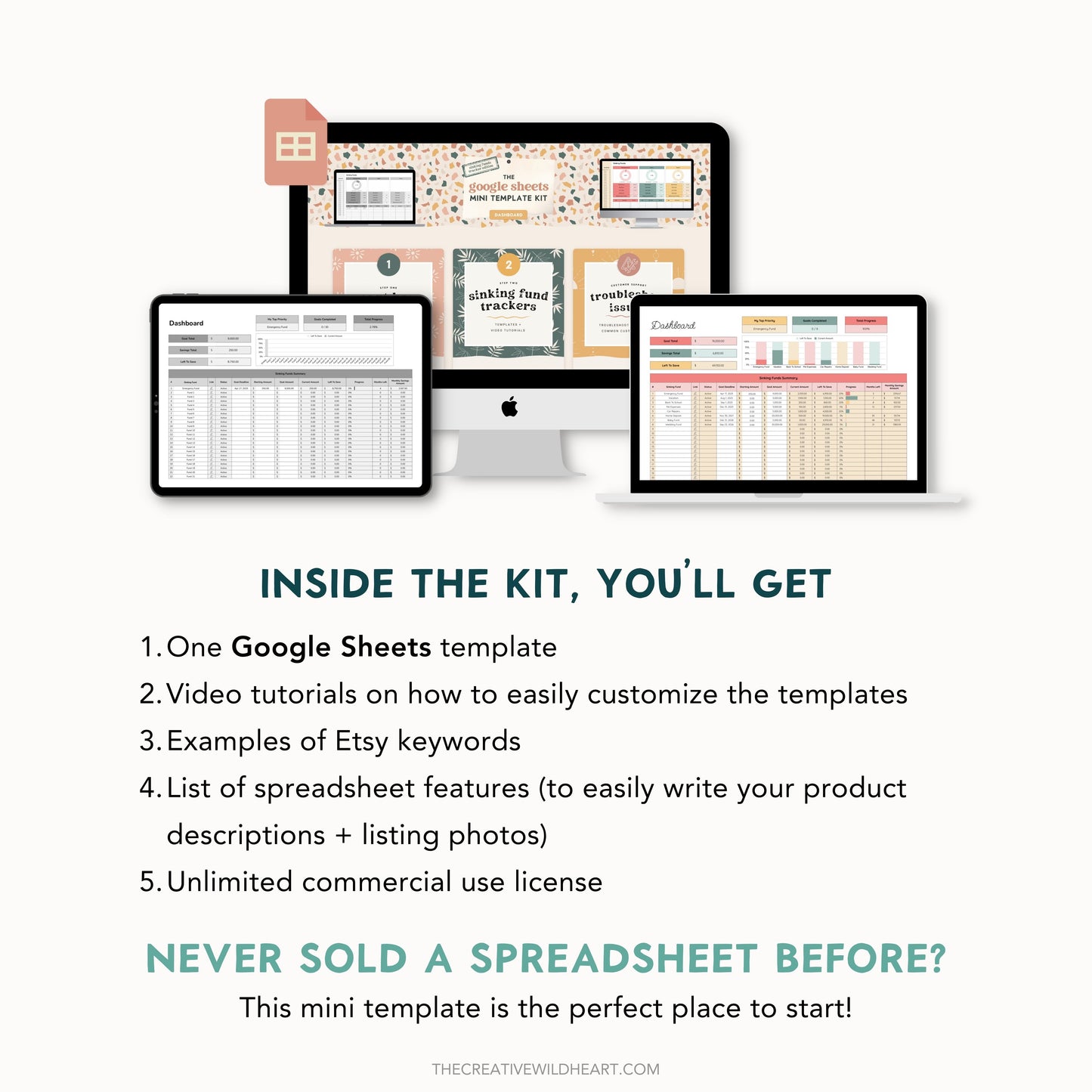 The Google Sheets Mini Template Kit - Sinking Funds Tracker Edition