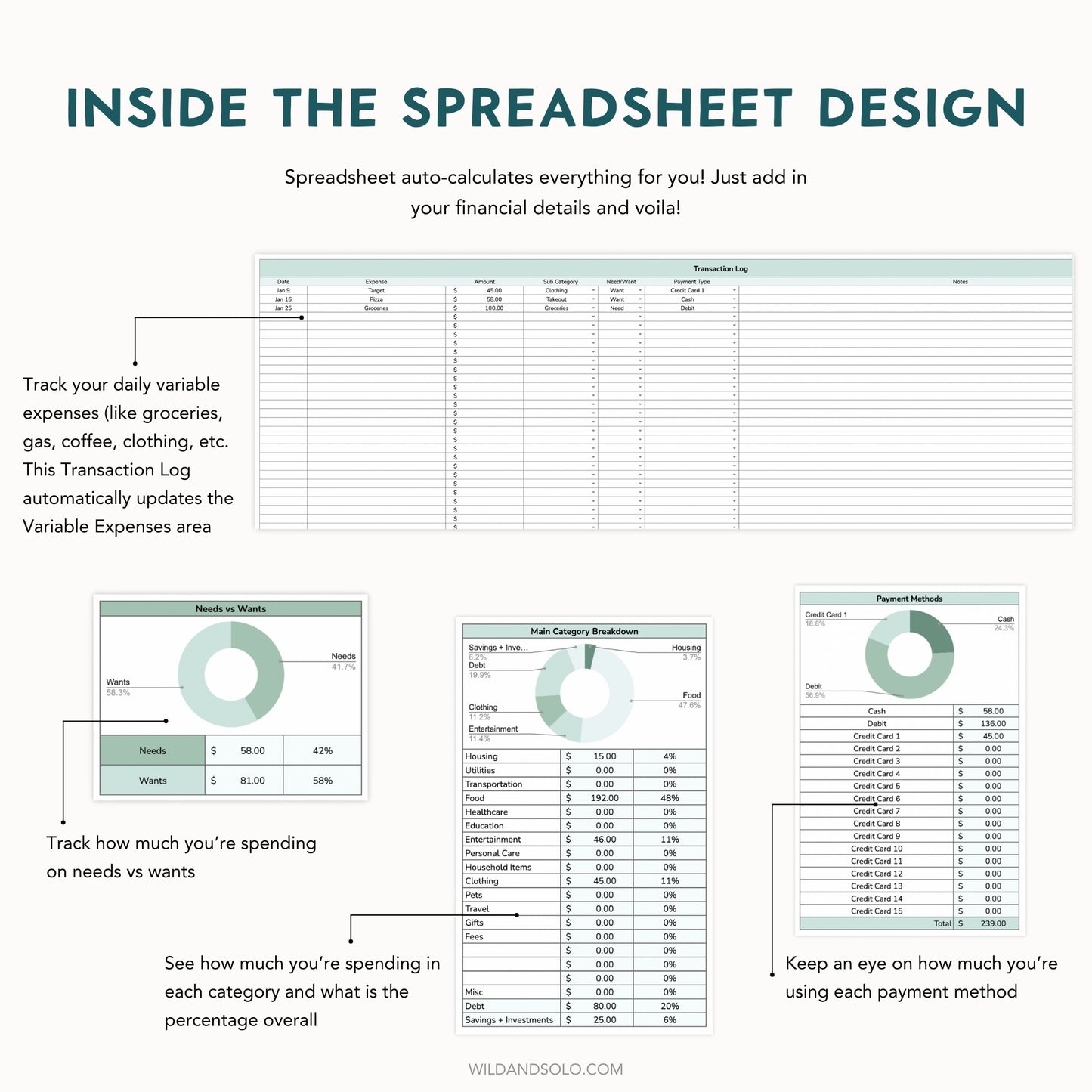 The Google Sheets Template Kit - Simple Budget Edition