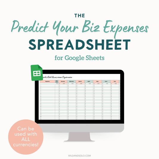 Predict Your Business Expenses Spreadsheet for Google Sheets