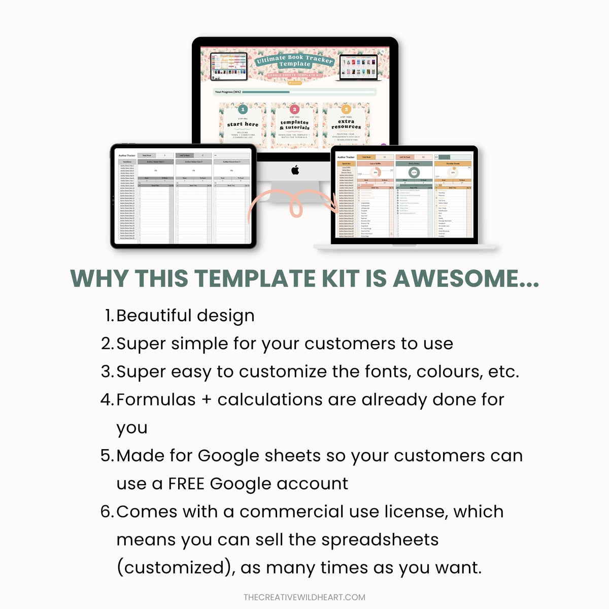 The Google Sheets Template Kit - Ultimate Book Tracker Edition