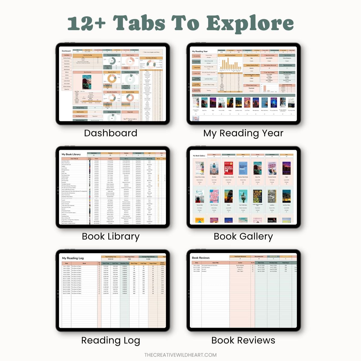 The Google Sheets Template Kit - Ultimate Book Tracker Edition