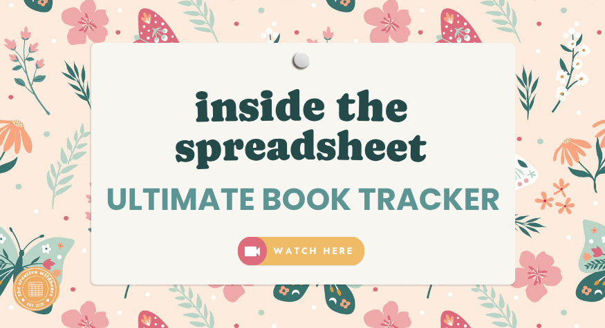 Ultimate Book Tracker - See In The Spreadsheet Video